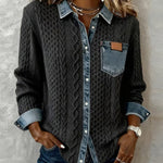 Juliane | Patchwork Denim Shirt