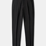 Woolen Straight Leg Trousers
