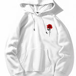 Rose Love Print Hoodie