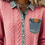 Juliane | Patchwork Denim Shirt