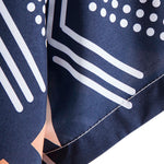 Geometric Print Shirt & Swim Shorts