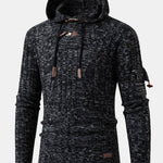 Horn Button Hooded Sweater