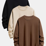 3 Pieces Basic Relax Fit Sweatshirt