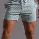 3 Pieces Striped Jersey 3" Shorts