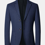 Wool Look Fine Check Blazer