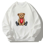 New York Bear Print Relaxed Sweatshirt