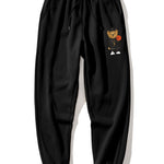 Basketball Bear Print T-Shirt & Jogger Pants