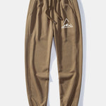 Triangle Mountain Print Relax Fit Hoodie & Jogging Pants
