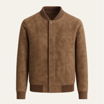 Montieri Suede Bomber Brown