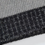 Contrast Turtleneck Sweater