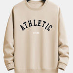 Athletic Print Relax Fit Sweatshirt
