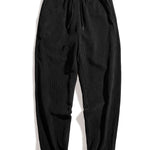 Long Sleeve Corduroy Plaid Panel Shirt & Corduroy Jogger Pants