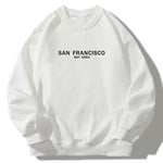 San Francisco Print Crew Neck Relaxed Sweatshirt
