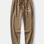 Smiley Face Print Relax Fit Hoodie & Jogging Pants