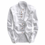 Kyoto - Men's Ultra Comfortable Band Collar Shirt
