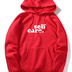 Self Care Print Hoodie