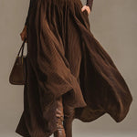 Lunori™ | Aveline Two-Piece Set (Turtleneck & Maxi Skirt)