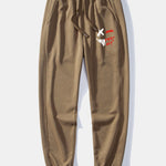 Dissolving Evil Smiley Face Print Relax Fit Hoodie & Jogging Pants