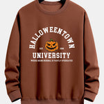 Halloweentown Pumpkin Print Relaxed Sweatshirt
