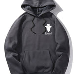 Cute Ghost Print Hoodie