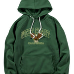 West Coast Eagle Print Hoodie