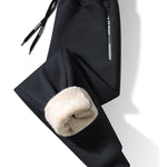 Warm Fleece-Lined Jogger Pants