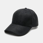 Solid Color Faux Linen Casual Baseball Cap