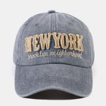 New York Embroidery Cotton Baseball Cap