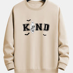 Halloween Kind Ghost Print Relax Fit Sweatshirt