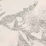 Oversize Portrait Slogan Print Waffle T-Shirt