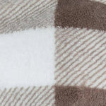 Men's fleece plaid hoodie casual pants set