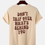 Slogan Back Print T-Shirt