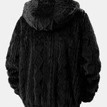 Geometric Jacquard Teddy Hoodie & Geometric Jacquard Pants