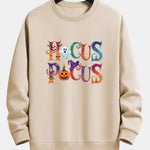Halloween Hocus Pocus Print Relax Fit Sweatshirt