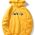 Rolling Panda Print Hoodie