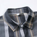 Long Sleeved Plaid Button Up Shirt