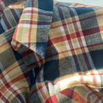 Men's Classic Casual Slim Fit Check Brushed Cotton Long Sleeve Shirt