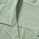 Linen Rayon Blend Cuban Shirt