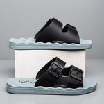 Soma Dual-Buckle Massage Slippers