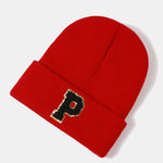 1pc Letter A-Z Warm Knit Beanie Hat