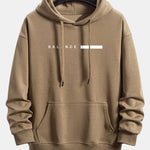Balance Stripe Print Relax Fit Hoodie & Jogging Pants