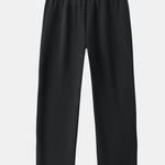 Polar Fleece Drawstring Straight Leg Pants