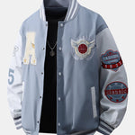 Varsity Embroidered Baseball Jacket