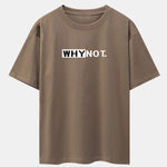 Why Not Print Drop Shoulder Oversize T-Shirt