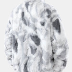 Faux Fur Zip-Up Jacket