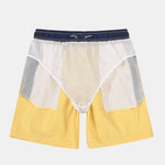 3 Pieces Contrast Waistband Swim Shorts