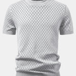Diamond Open Knit T-Shirt