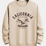 California Eagle Print Relax Fit Sweatshirt