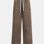 3 Pieces Teddy Fleece Lined Straight Leg Corduroy Pants