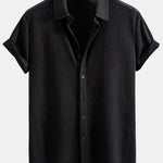 Muscle Fit Jacquard Textured Shirt
